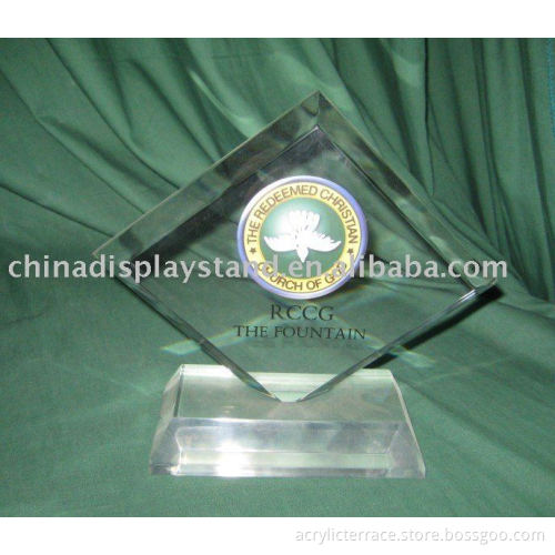 design plexiglass Trophy holder stand